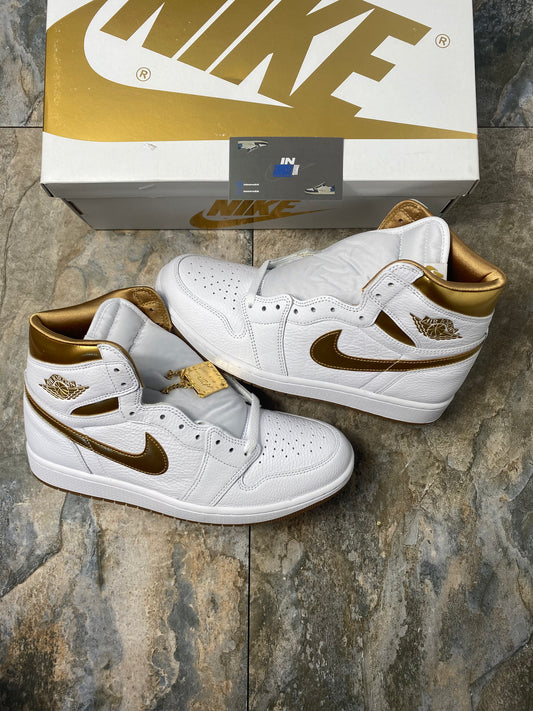 Air Jordan 1 Retro High White/Gold RRP £174.99